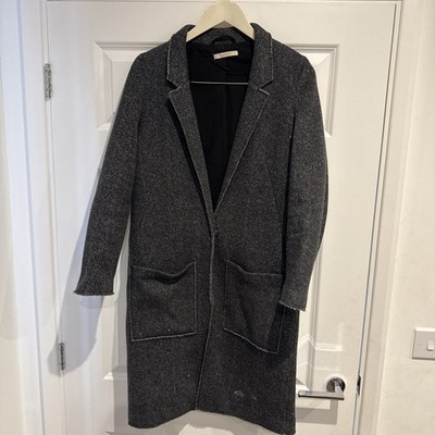 Esprit Women s Grey Overcoat Jacket Size Medium 