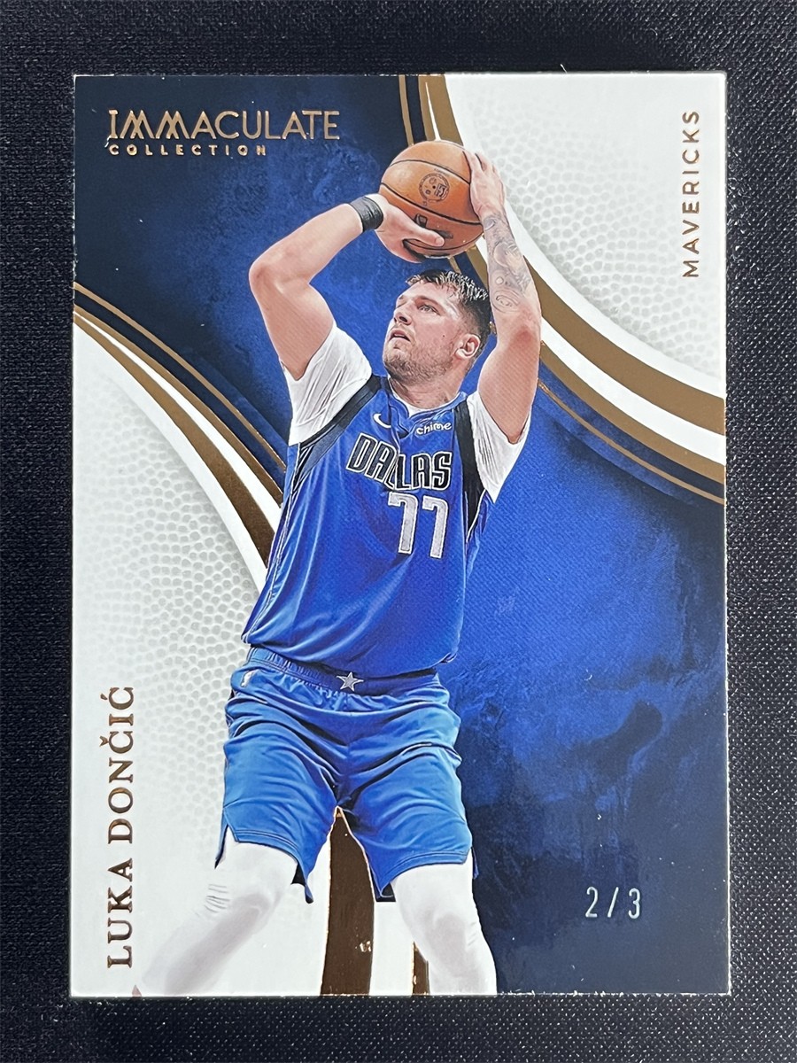 Luka Doncic 2024 Immaculate #58 Premium Patch Autographs - FOTL /8