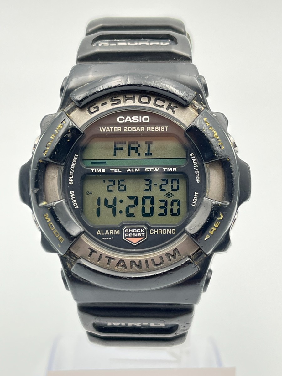 G-SHOCK MR-G MRG-1 チタン ビンテージ Casio G-Shock MRG-1 Men's Vintage Titanium Digital Watch w/Bezel