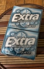 EXTRA Polar Ice Sugarfree Gum, 15 Sticks Pack of 10 