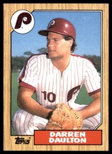 Darren Daulton 1987 Topps #636 Phillies MLB READ FREE SHIPPING AutographDen