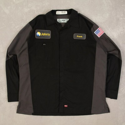 Red Kap Vintage Workwear Patch Shirt XL Herren Black Company