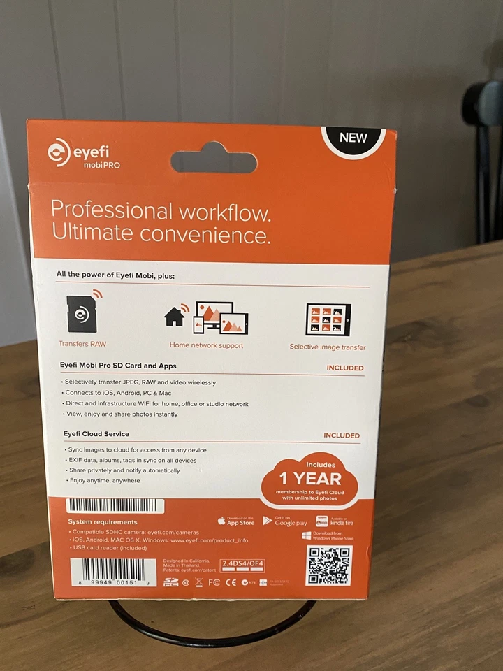 Eyefi Eye-Fi Mobi Pro 16GB Wifi Class 10 SD HC - Image 3 of 3