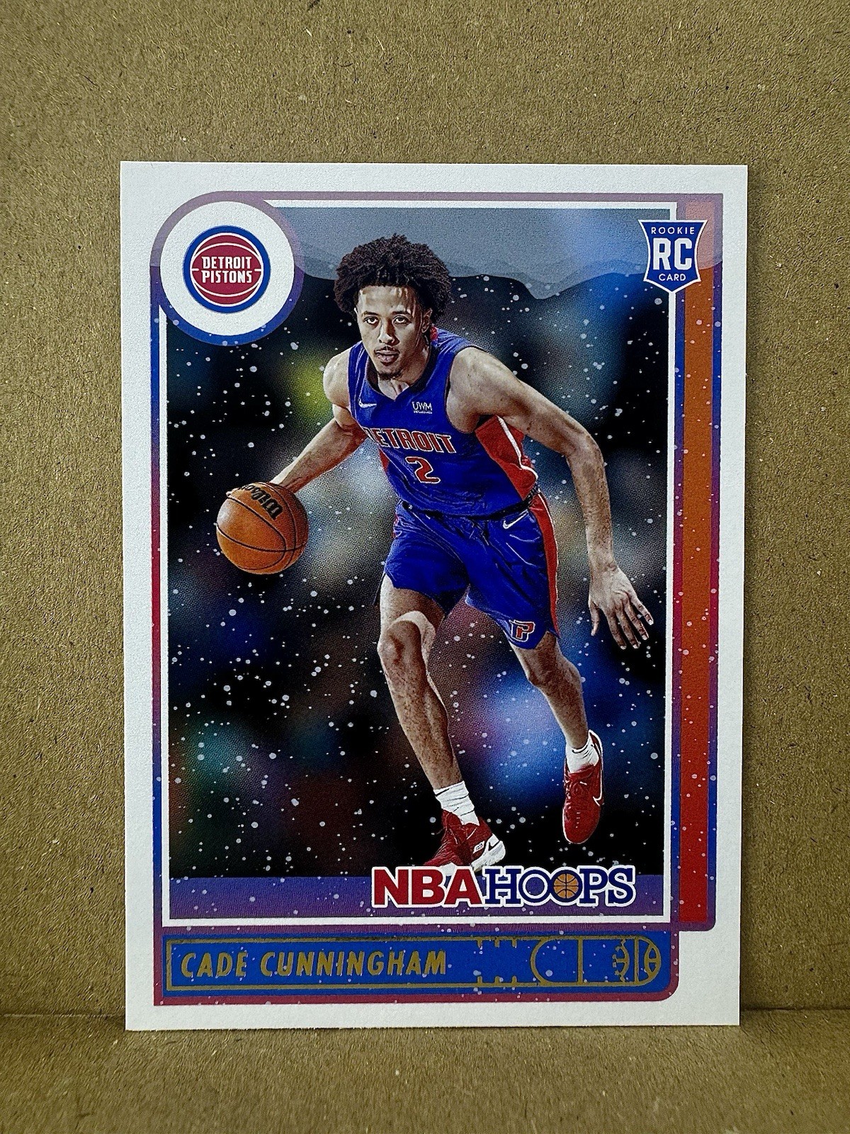 Cade Cunningham 2021-22 NBA Hoops Rookie #201 Detroit Pistons RC