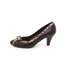 Esquire Leopard Print Leather Shoes kk64401103 142146099