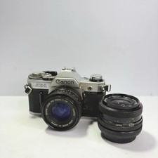 Canon AE-1 35mm Film Camera Tested FD 50mm f/1.8 28mm Lens