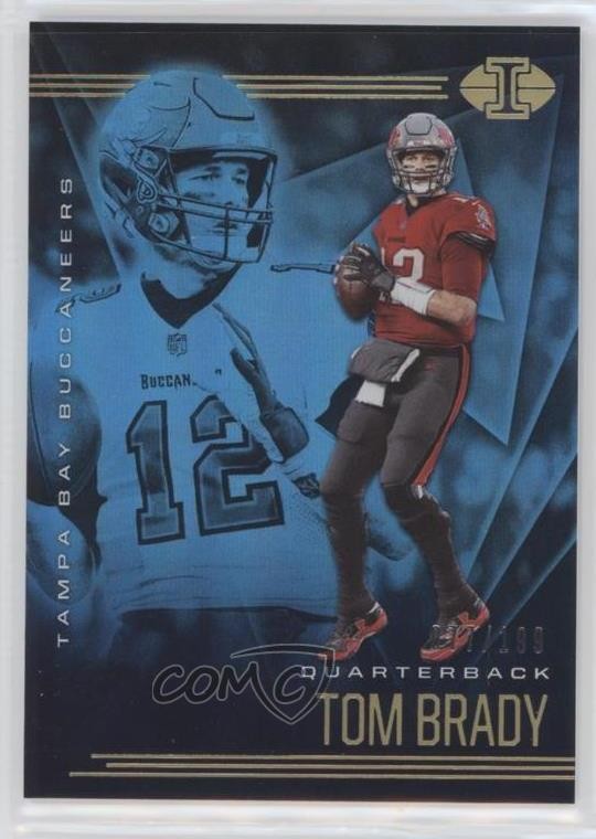 2020 Panini Illusions Trophy Collection Light Blue 77/199 Tom Brady #1 0s27