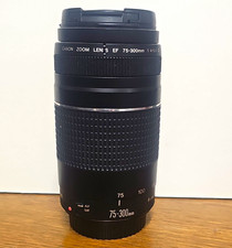Canon EF 75-300mm f/4-5.6 Zoom Telephoto Lens, Auto & Manual Focus