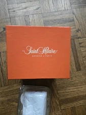 Vintage NIB Ercuis Cercle "Sainte Hilaire" Vodka Caviar Chiller Glasses + Tray