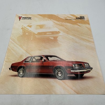 1976 Pontiac Sunbird Original Dealer Brochure