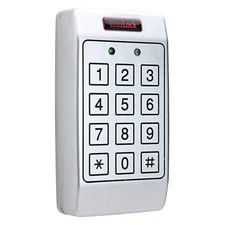 DYNALOCK 7300 Access Keypad,Steel,White,4in. Hx3in. W 45LX63