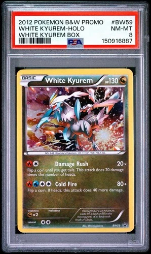 Pokemon White Kyurem Black Star Promo BW59 PSA 8