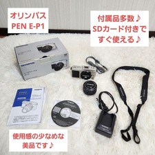 Olympus PEN E-P1 Mirrorless Camera 24mm F2.8 Compact Lens Set