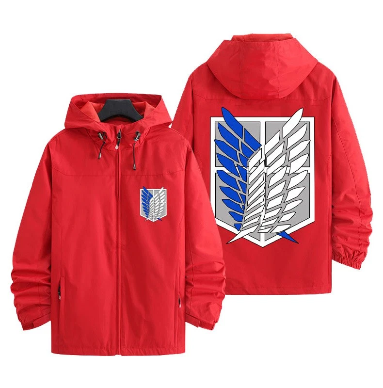 Anime Attack On Titan Scout Regiment Sport Jacket Coat Clothing Cosplay Costume - Image 3 of 4