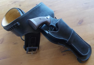 Westerngürtel Holster Patronengürtel Cowboy Western Echtleder