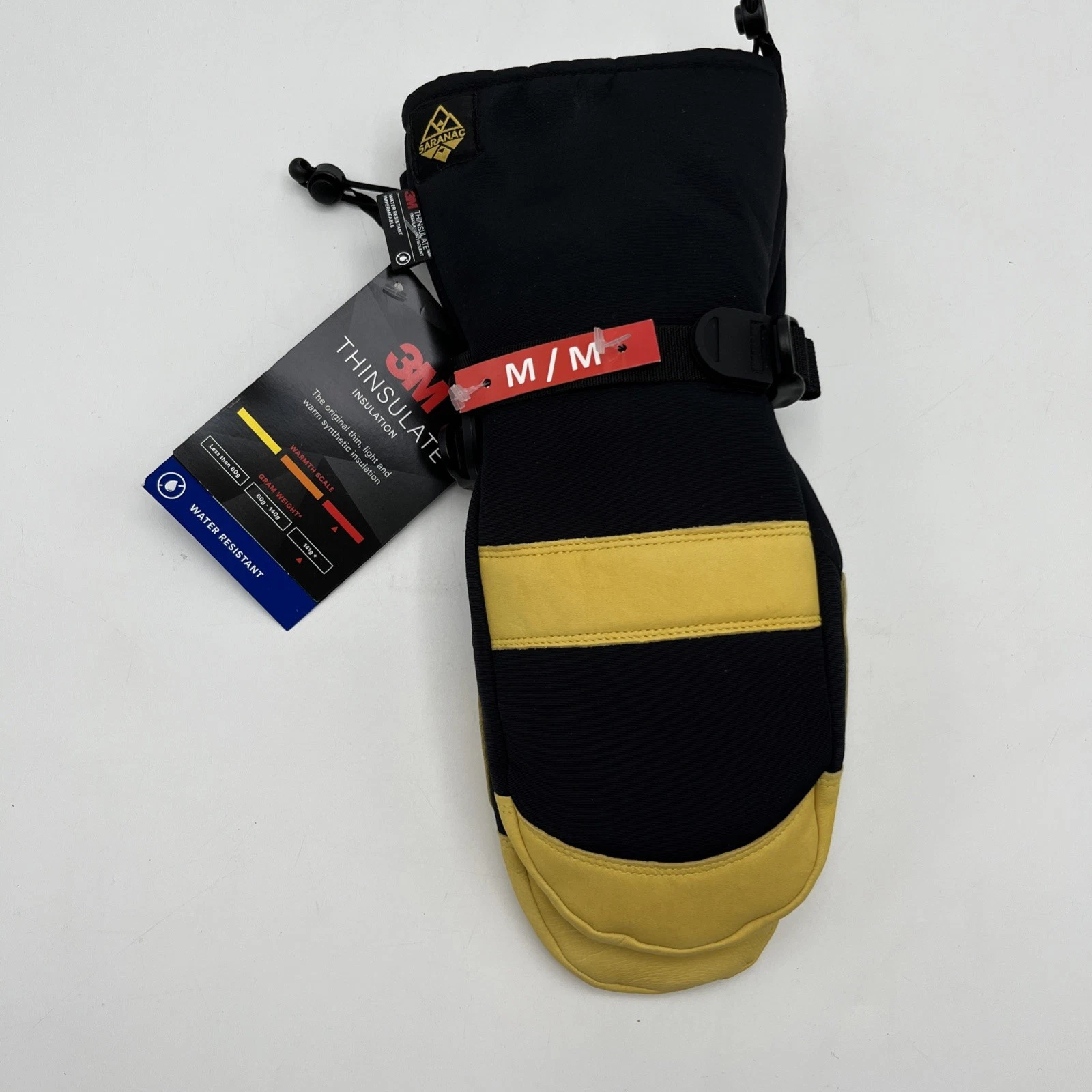3M Saranac Gauntlet Deerskin Mitten Thinsulate - Medium Size