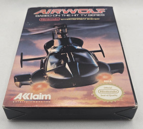 Airwolf NES Nintendo 1989 gioco con scatola no manuale testato cartuccia autentica
