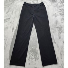 Vintage Classiques Entier Pants Womens 10 Black High Rise Flare Wide Leg Trouser
