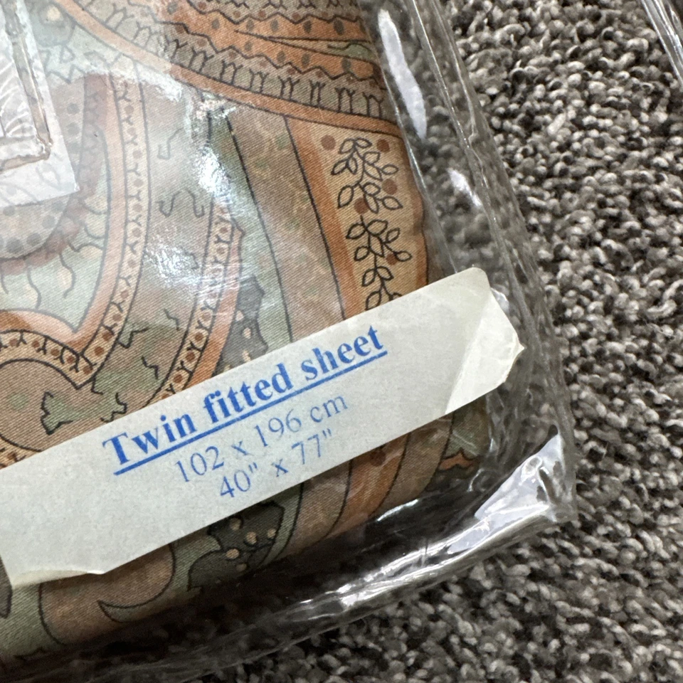 CUDDLEDOWN Palazzo Satén Doble Sábana Ajustable 300 Hilos Satén Marrón Multi Nuevo Foto 3 de 4