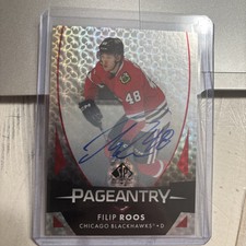 2023-24 Sp Authentic - Pageantry Autographs #P-19 Filip Roos (AU)