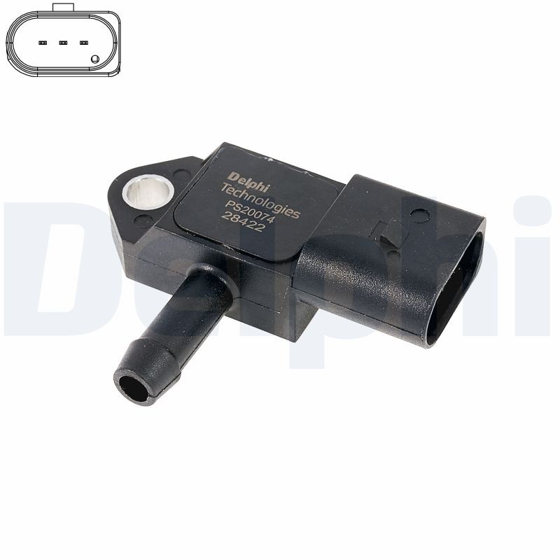 DELPHI-OE PS20074-12B1 Sensor, intake manifold pressure for AUDI,SEAT,SKODA,VW