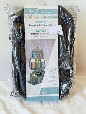 New Travelon World Travel Essentials Toiletry Kit Black