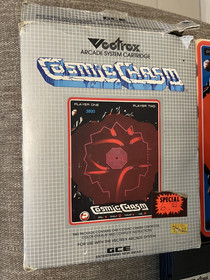 Vectrex - Cosmic Chasm with Video Game Cartridge, Box and Overlay - UNTESTED