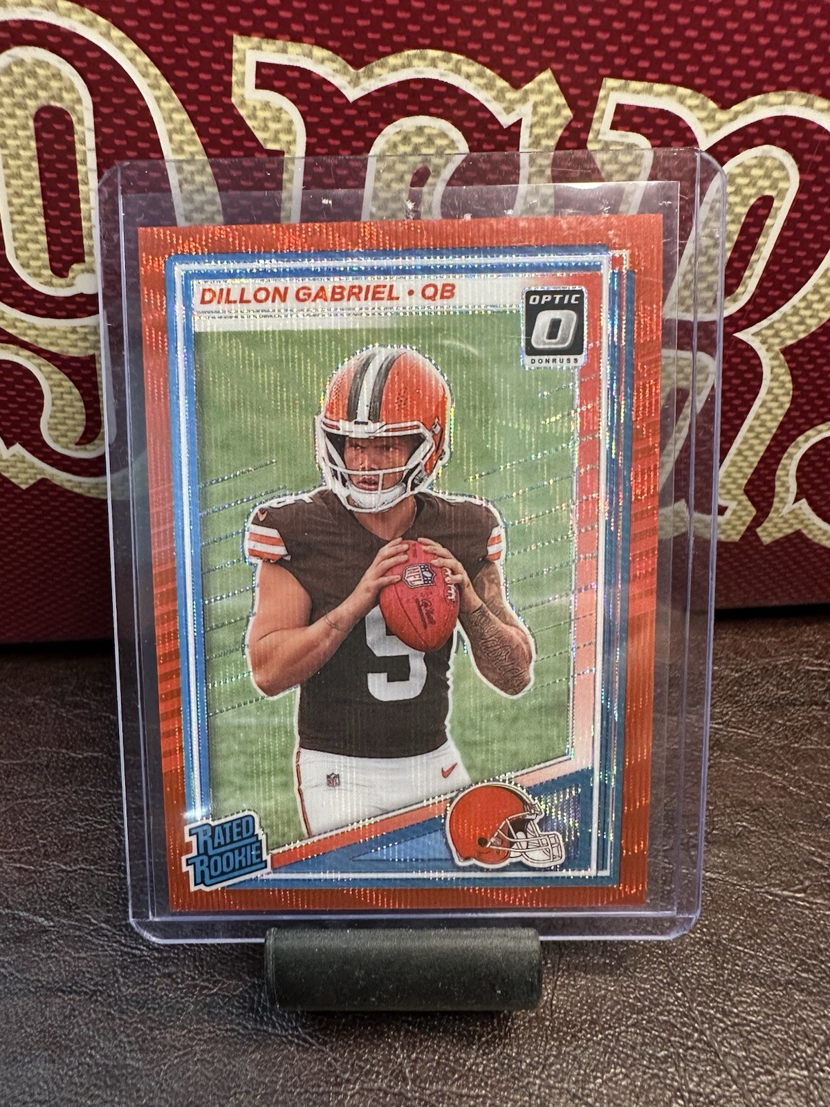 2025 Panini Donruss - Dillon Gabriel #316 Optic Preview Red Wave Prizm (RC)