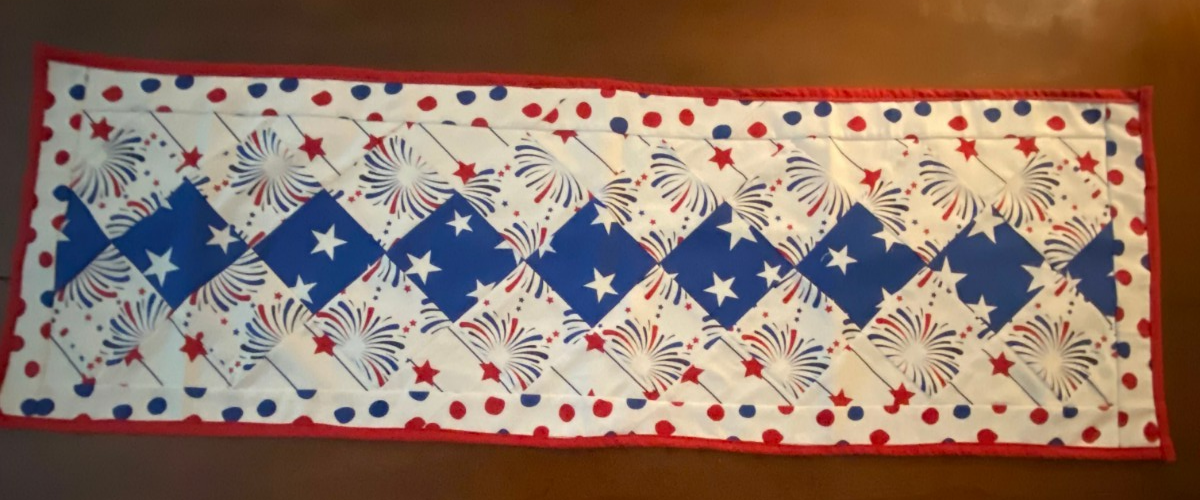 Partiotic Table Patriotic Table Runner | eBay