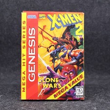 X-Men 2: Clone Wars (Sega Genesis) Missing Manual - Auth Good Cond
