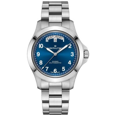 New Hamilton Khaki Field King Day-Date 40mm Blue Dial Men's Watch H64475140