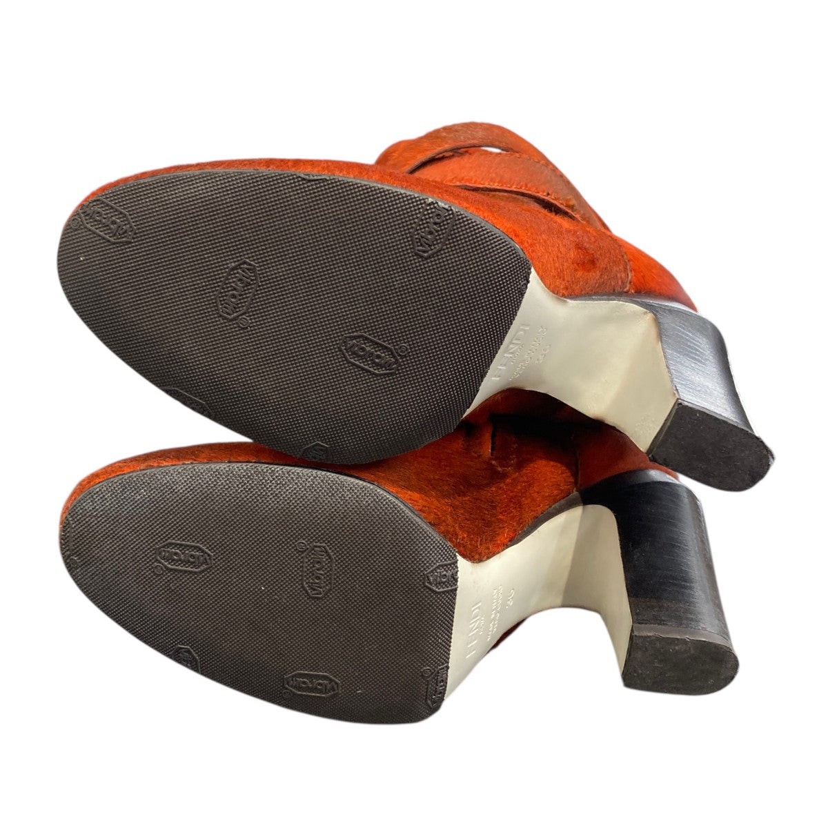 FENDI Boots Women's Size 36 Orange thumbnail 3