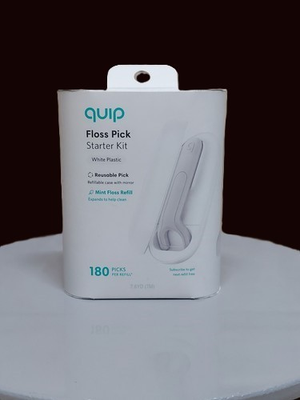 #ad #ad Quip Floss Pick Starter Kit White Plastic Dental Flosser 1 Count 1 Pack $9.99