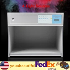 Color Matching Box Color Assessment Cabinet 4 Light Sources Light Box 110V