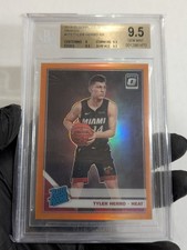 2019-20 Donruss Optic TYLER HERRO Orange Prizm Rated Rookie SP /199 GM BGS 9.5