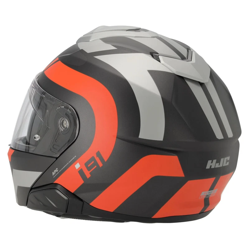 HJC i91 Arven MC6HSF Orange, photo 8 of 10