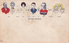 An Easy Example Family Comic UDB 1906 Pittsburg KS Postcard E46