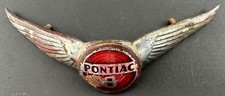 Original Vintage Pontiac Hood Ornament Badge Radiator Grille Emblem 8 Cylinder Original Vintage Pontiac Hood Ornament Badge Radiator Grille Emblem 8 Cylinder