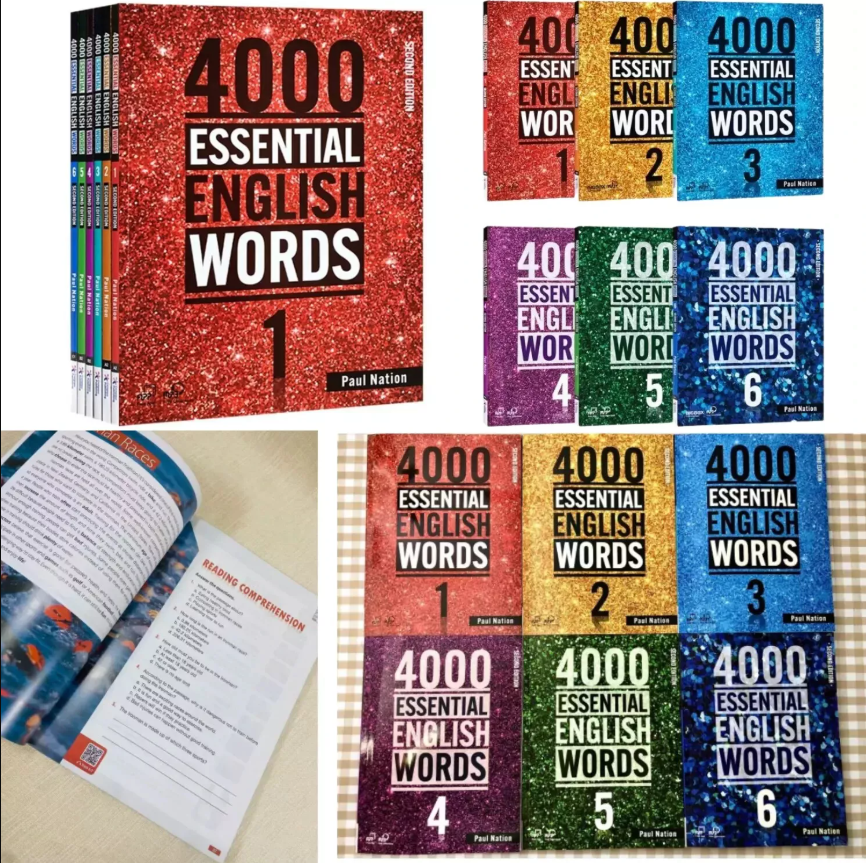 4000 Essential English Words 1-6 (6 Books) New Version -DHL