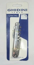 GHIDINI-ITALY 3-in-1 Waiter’s Corkscrew Wine Bottle Opener & Foil Cutter