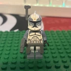 LEGO Star Wars Clone Trooper Commander Wolffe Minifigure (missing Wolffe head)
