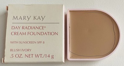 *FLAWED* New Mary Kay Day Radiance Cream Foundation Blush Ivory #6299 D Shaped