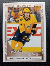 2023-24 Upper Deck Series 1 O-Pee-Chee OPC Glossy #R-21 Luke Evangelista Rookie