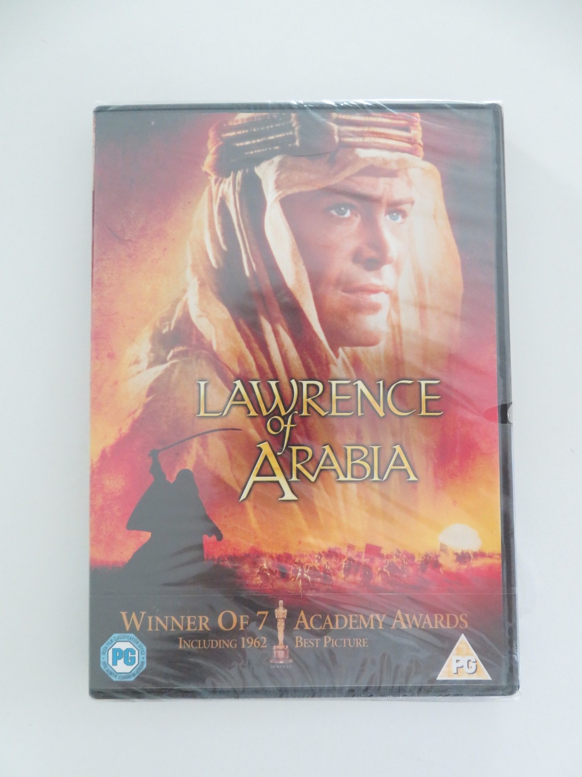 LAWRENCE OF ARABIA (DVD) PETER O'TOOLE ALEC GUINNESS 1962 REGION 2