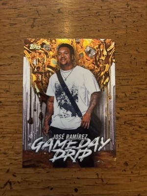 2026 Topps Series 1 Celebration Gameday Drip Jose Ramirez #GD-18 Guardians