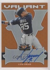 2018 Leaf Valiant Orange 27/35 Luis Urias #BA-LU1 Auto 2d9