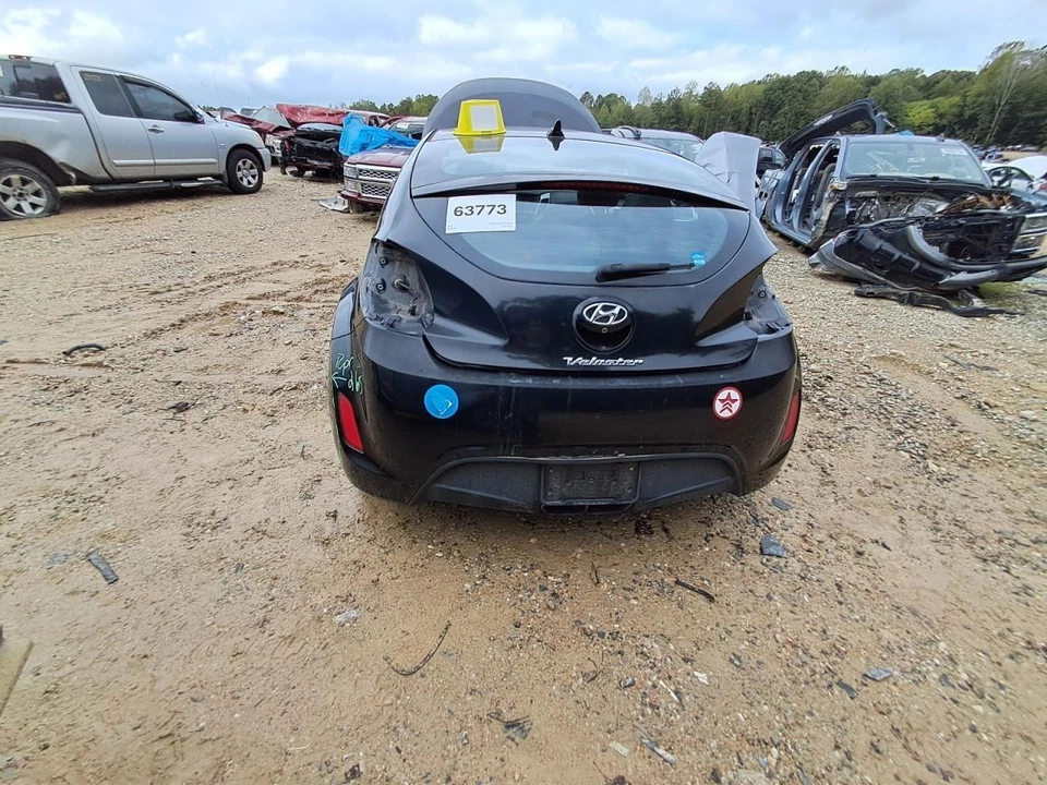2016 Hyundai Veloster Trunk Lid Hatch Used Local Pickup Only 5S1 Black PC MZH - Image 2 of 4