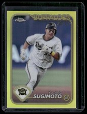 2024 Topps Chrome NPB #172 Yutaro Sugimoto Yellow Refractor #/75