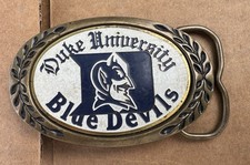 Duke University Blue Devils Belt Buckle and Baseball Cap