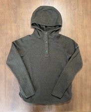 Columbia Hoodie Womens M Knit Green Pullover Sweatshirt Sweater Kangaroo Outdoor